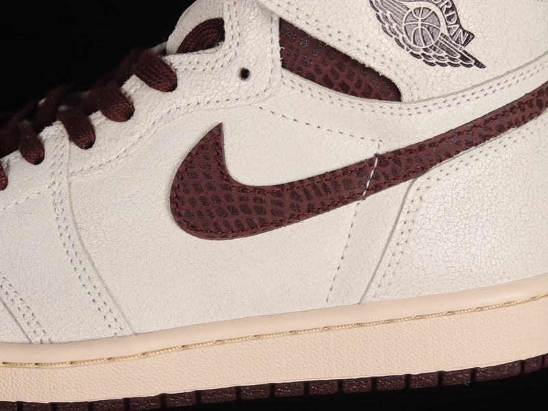 Air Jordan 1 High OG x A Ma Maniére "Burgundy Crush"