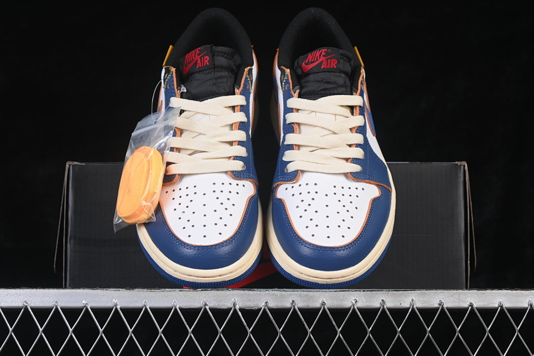 Air Jordan 1 Low x Fragment Design "Navy"