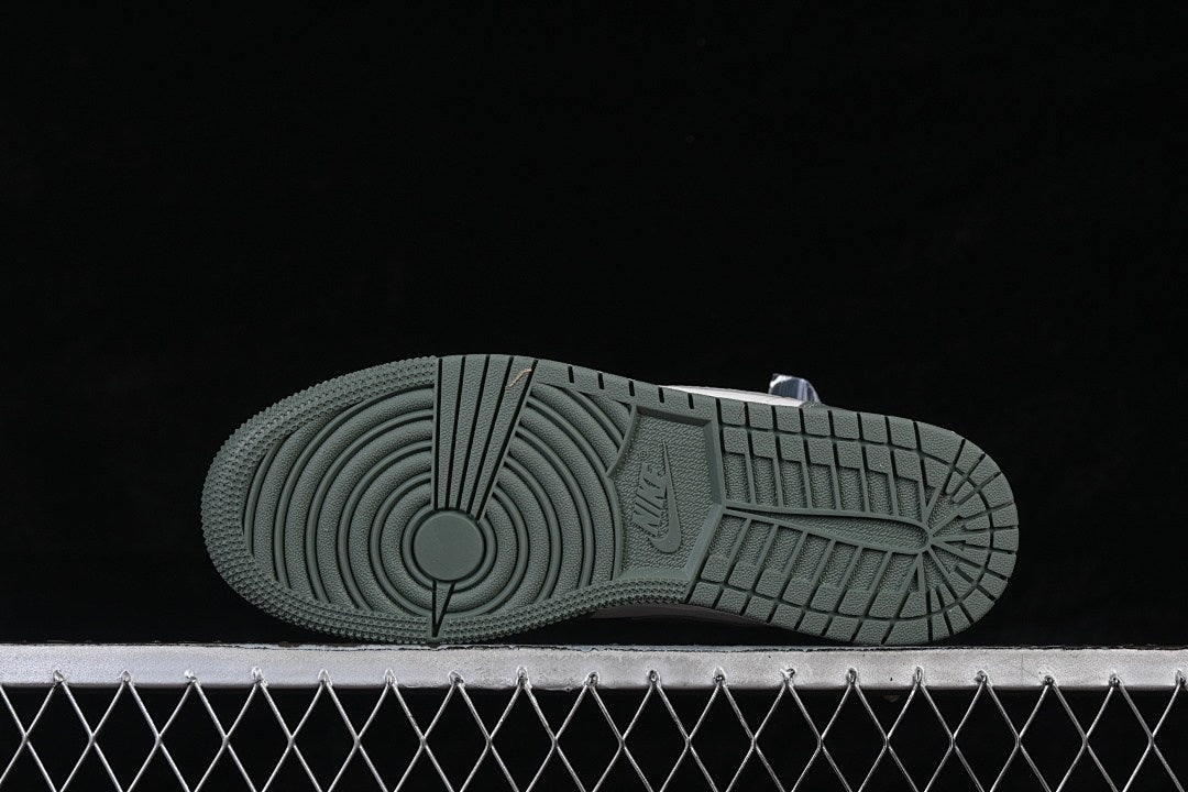 Air Jordan 1 Low White Green 3