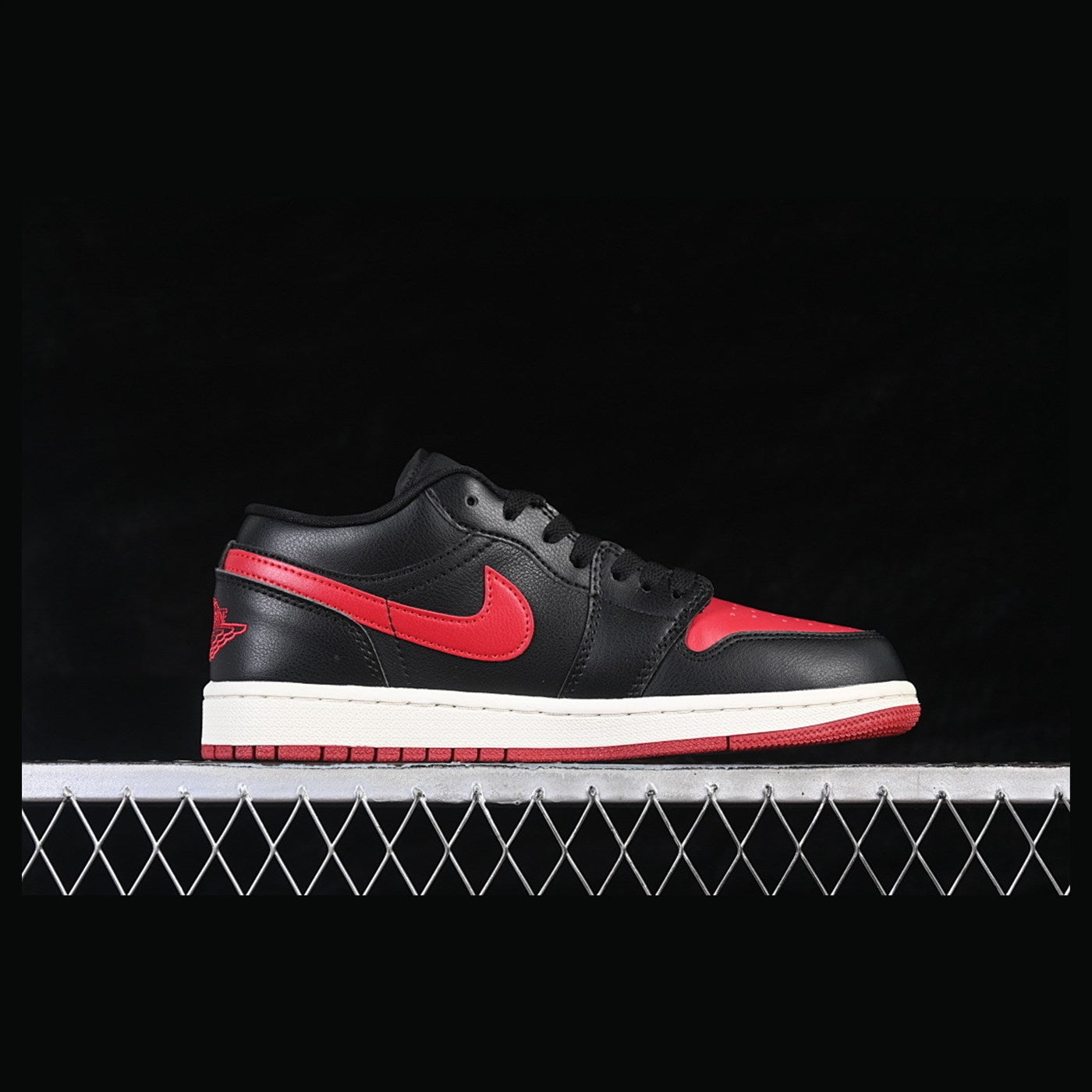 Air Jordan 1 Low Black Gym Red