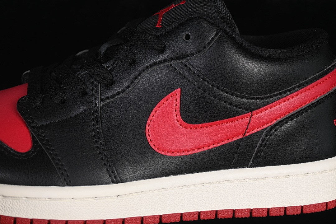 Air Jordan 1 Low Black Gym Red 2