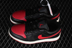 Air Jordan 1 Low Black Gym Red 3