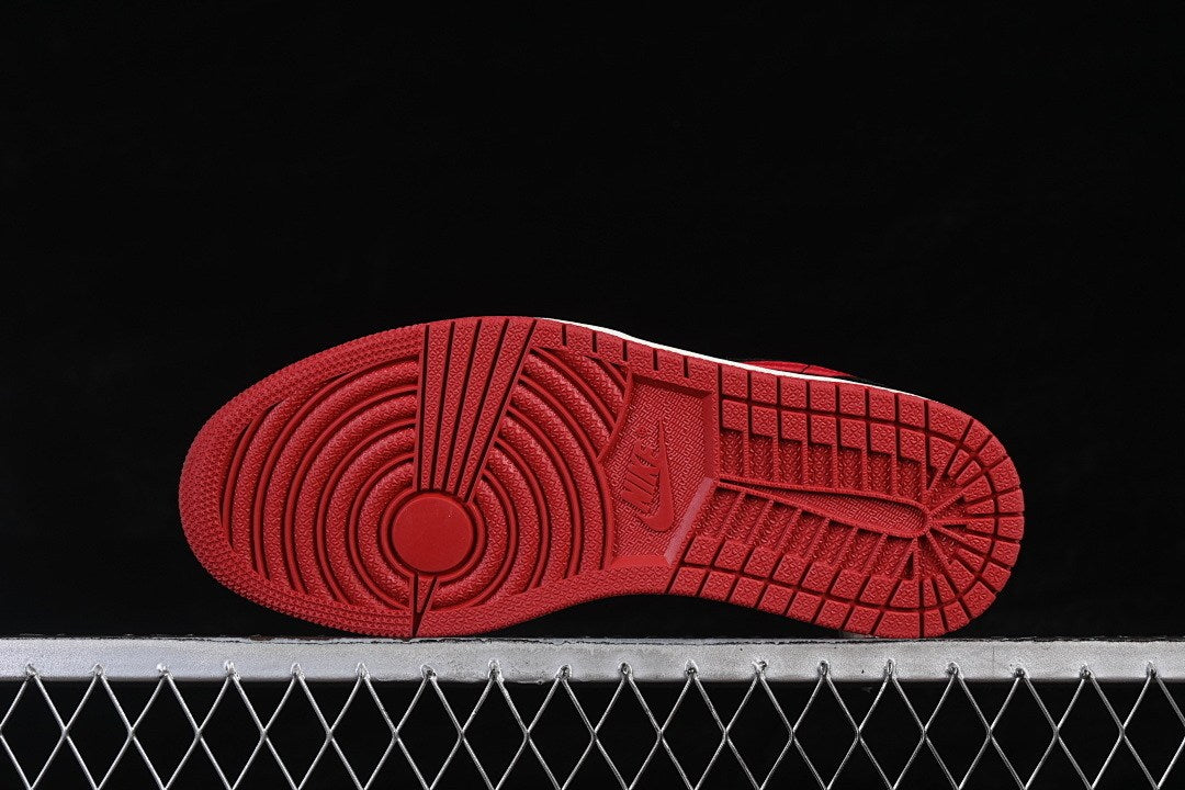 Air Jordan 1 Low Black Gym Red 4