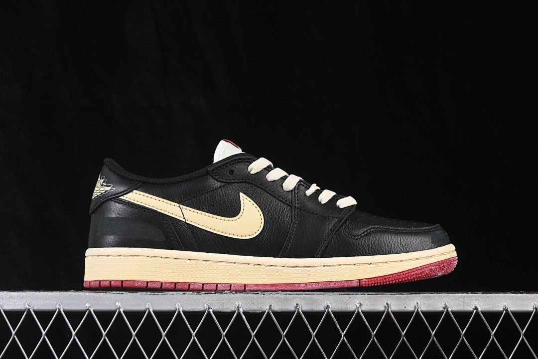 Air Jordan 1 Retro Low Black Muslin 2