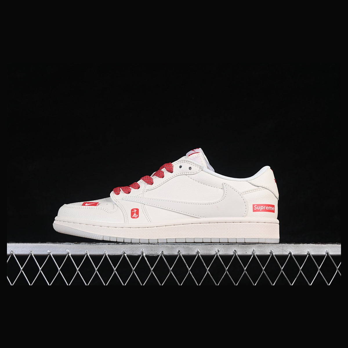 Air Jordan 1 Low Fragment White Red