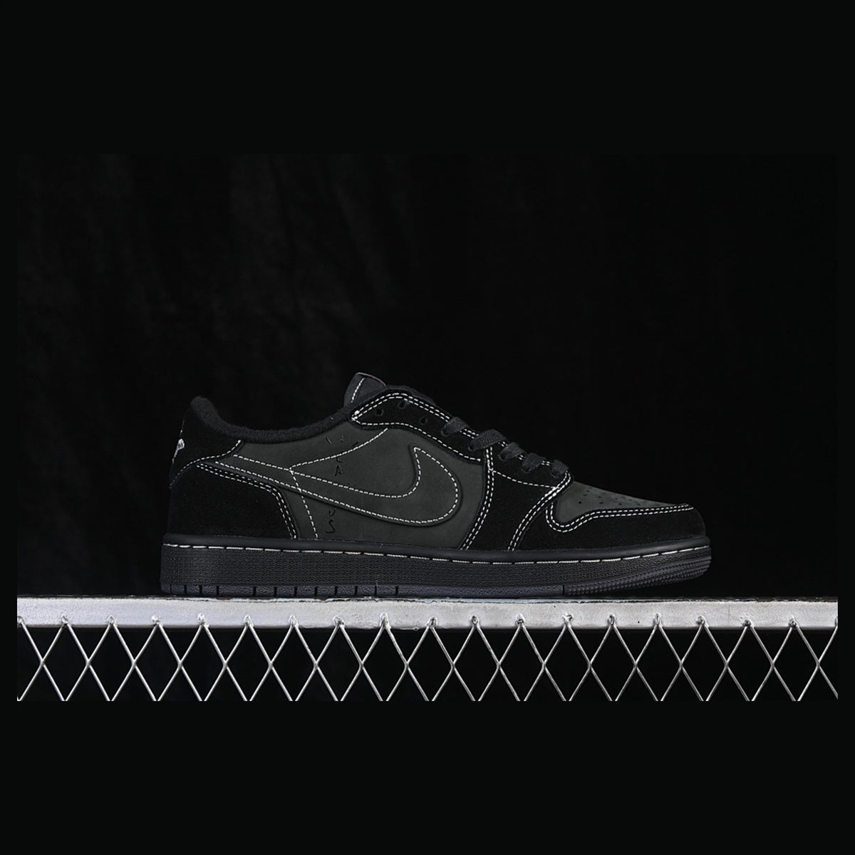 Air Jordan 1 Low TS Black Phantom