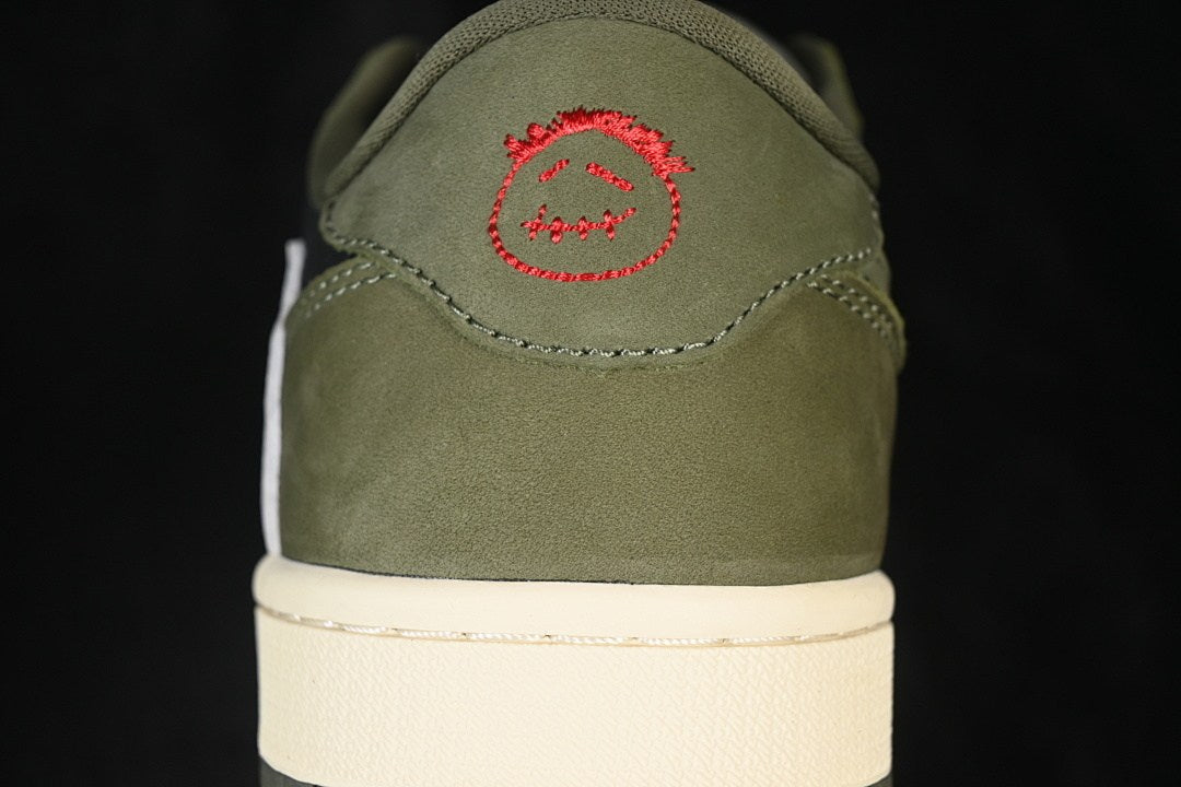 AJ1 Low TS Medium Olive 2