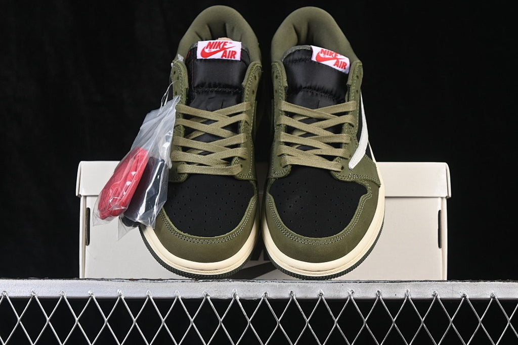 AJ1 Low TS Medium Olive 5