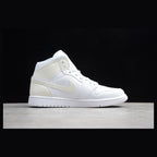 Air Jordan 1 Mid Triple White